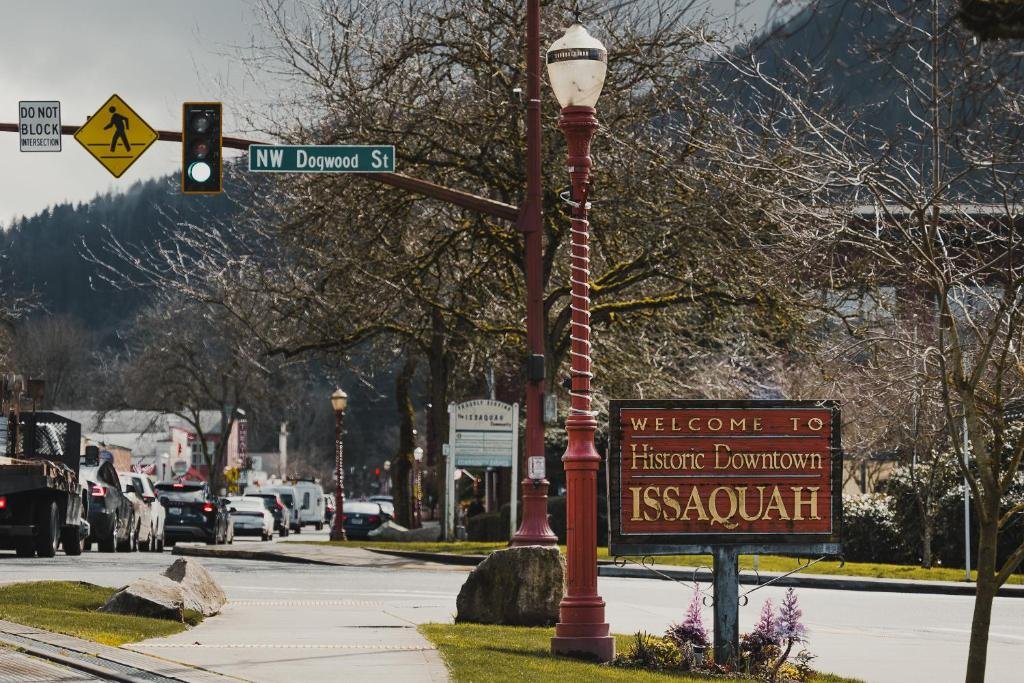 Professional car service in historic Issaquah downtown